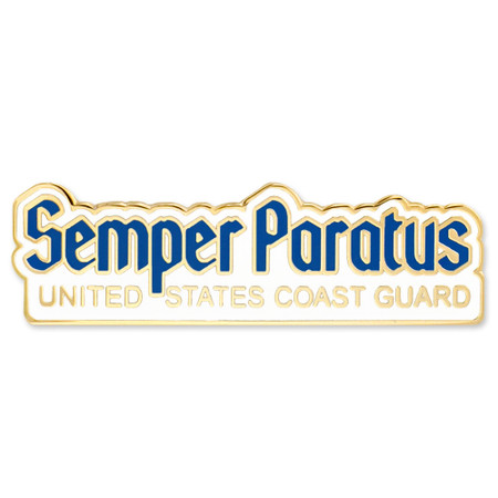 Officially Licensed Semper Paratus Pin Front