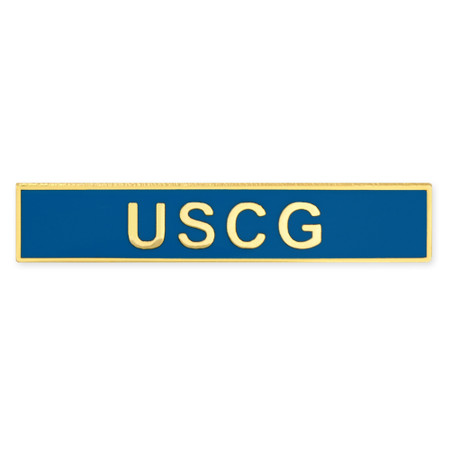 Officially Licensed U.S. Coast Guard Citation Bar Pin Front