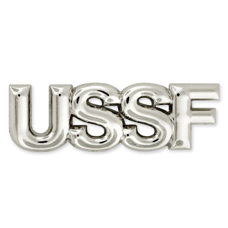 Officially Licensed U.S. Space Force Letter Pin Front