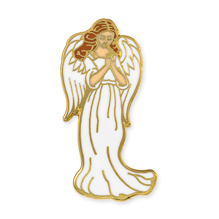 angel pin front facing