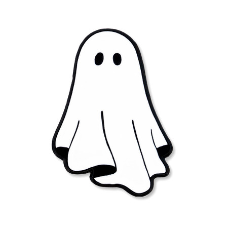 Ghost Lapel Pin front view