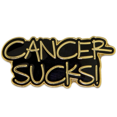 CANCER SUCKS! Pin Front