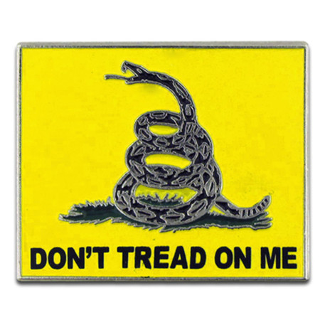 Don't Tread on Me Lapel Pin Front