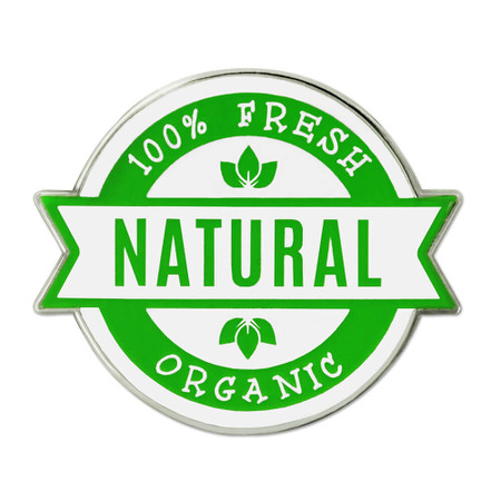 Organic & Natural Pin Front