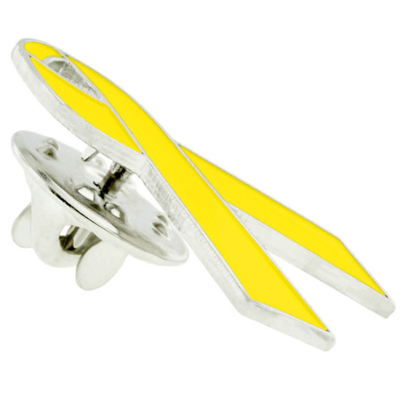 Yellow Ribbon Pin | PinMart