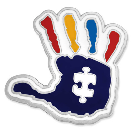 Autism Handprint Pin