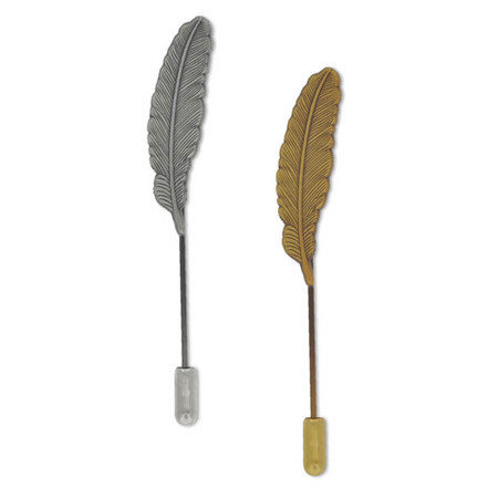 Feather Stick Pins (Gold and Silver)