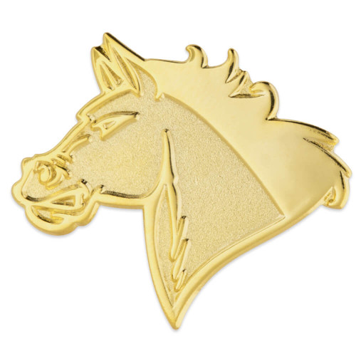 Mustang Mascot Chenille Lapel Pin