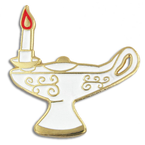 Nursing Graduation Lamp Pin Front Nursing Graduation Lamp Pin