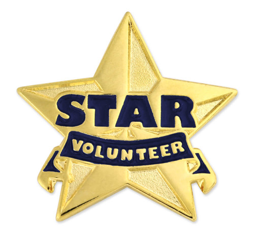 Star Volunteer Pin