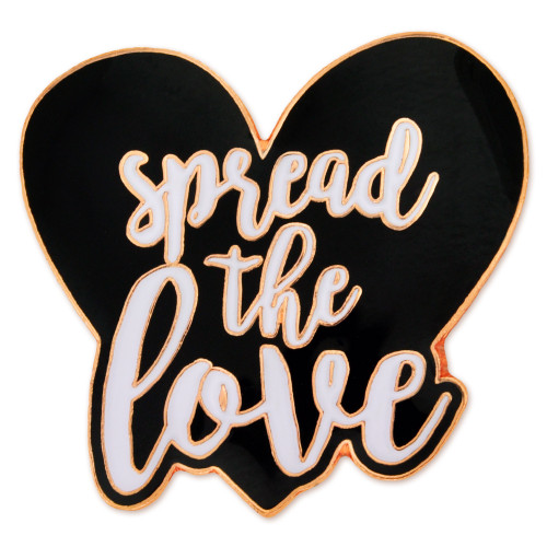 Spread The Love Pin - Black