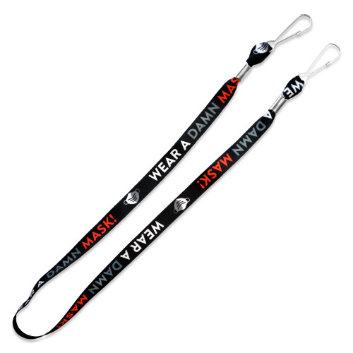 Wear A Damn Mask Double Hook Lanyard  - BOGO