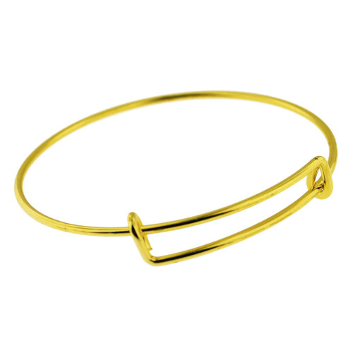 Bangle Charm Bracelet Gold - BOGO