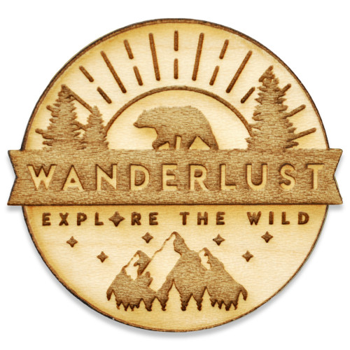 Explore The Wild Wood Pin