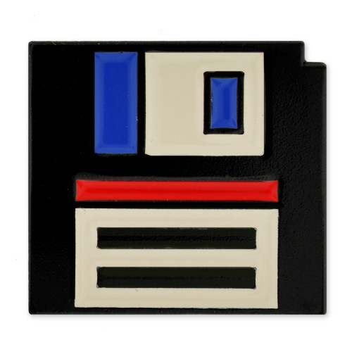 Retro Floppy Disk Lapel Pin