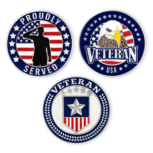 U.S. Veteran Ball Marker Set U.S. Veteran Ball Marker Set