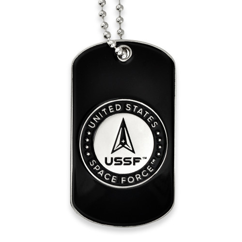 Officially Licensed U.S. Space Force Dog Tag Pin - PinMart