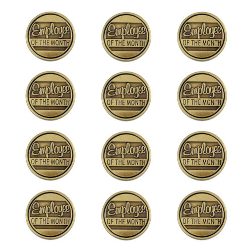 Employee of the Month Corporate Recognition 12-Pin Set Employee of the Month Corporate Recognition 12-Pin Set