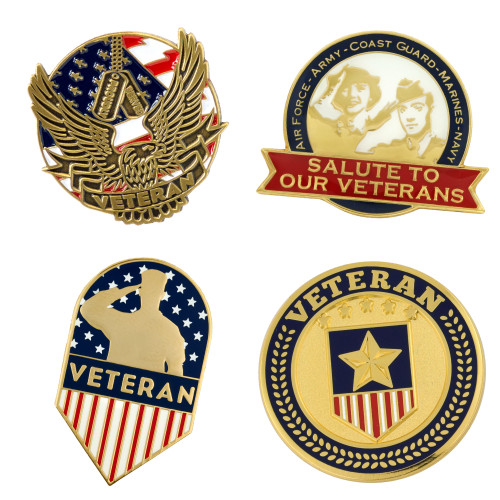 Salute to Our Veterans 4-Pin Set