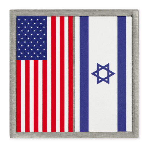 U.S.A. and Israel Flag Pin – Made in the USA