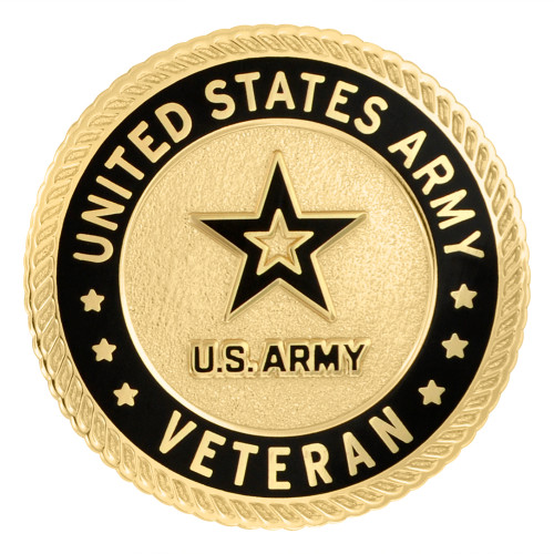 Officially Licensed U.S. Army Veteran Cloisonné Pin