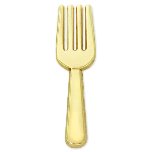 Culinary Fork Lapel Pin - Gold
