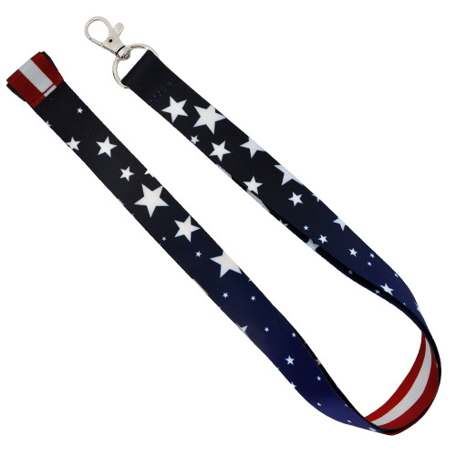 American Flag Lanyard