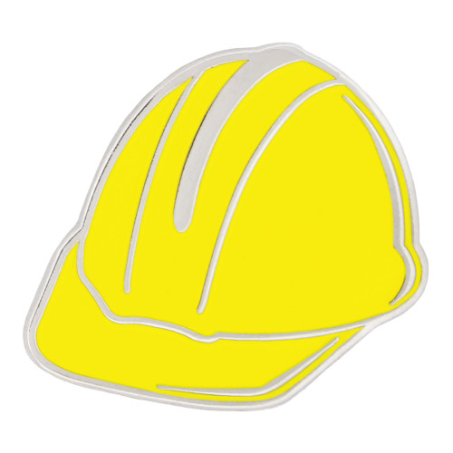 Yellow Hard Hat Pin