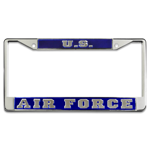 Officially Licensed Air Force Mirrored Plate Frame