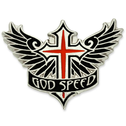 God Speed Lapel Pin