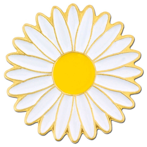 Daisy Flower Lapel Pin