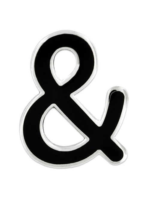Ampersand & Pin Front Ampersand Pin
