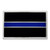 Thin Blue Line Rectangle Front