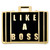 Like A Boss Pin Front