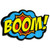 BOOM! Lapel Pin Front