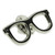 Eyeglasses Lapel Pin Side