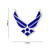 Officially Licensed U.S. Air Force Wing Lapel Pin Size