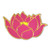 Lotus Flower Lapel Pin Front
