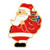 Santa with Toys Pin Front