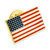 American Flag Pin Side