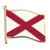 Alabama State Flag Pin Front