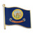 Idaho State Flag Pin Front