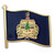 Vermont State Flag Pin Front