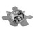 Silver Puzzle Piece Pin Back