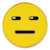 Expressionless Emoji Pin Front