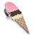 Ice Cream Cone Pin