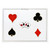 Card Suits 5-Pin Set Card Front