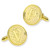 Letter P Cufflink Set Main Gold