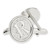 Letter R Cufflink Set Alt Silver