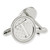 Letter T Cufflink Set Alt Silver